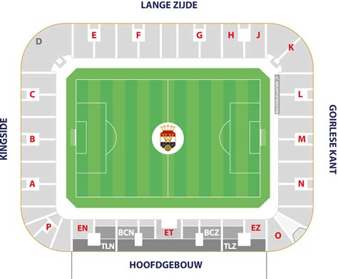 willem 2 stadion plattegrond